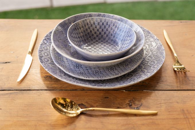 Kitchen Service Pattern 16 Piece Dinner Service - Mixed Patterns
