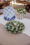 Gingham Dinner Service Set