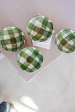 Set of 4 Gingham Organic Pudding Bowls - detail