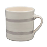 Large Straight Mug Thin Savannah Horizontal Lines (set of 4)