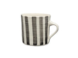 Large Straight Mug Thin Savannah Vertical Lines (Set of 4)