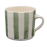 Large Straight Mug Thin Savannah Vertical Lines (Set of 4)