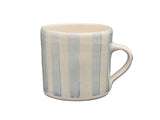 Large Straight Mug Thin Savannah Vertical Lines (Set of 4)
