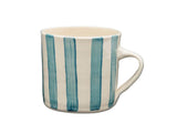 Large Straight Mug Thin Savannah Vertical Lines (Set of 4)