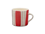 Small Straight Mug Banded Studio Lines (Set of 4)