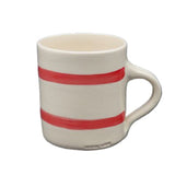 Small Straight Mug Thin Savannah Horizontal (Set of 4)