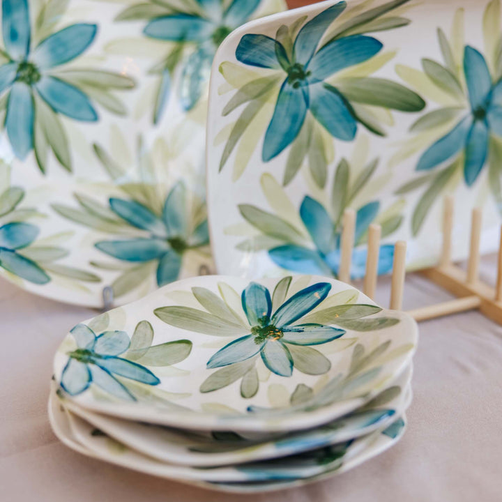 Set of 4 Waterlily Pasta Bowls