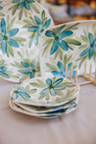 Set of 4 Water Lily Pasta Bowls
