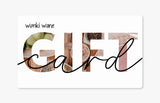 Wonki Ware Gift Card