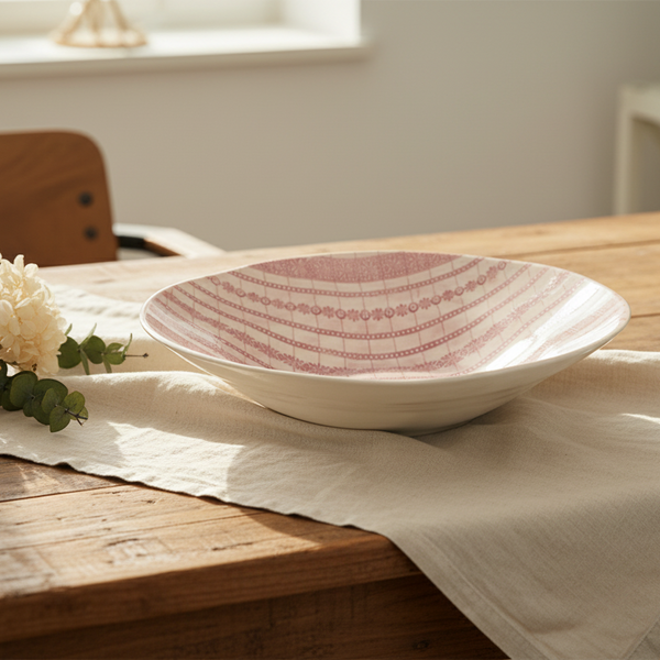 Large Salad Bowl Mixed Patterns