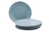 Terracotta Dinner Plate Standard Glaze Mixed Patterns
